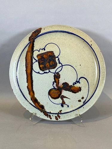 Robert Sperry Large Glazed Stoneware Charger