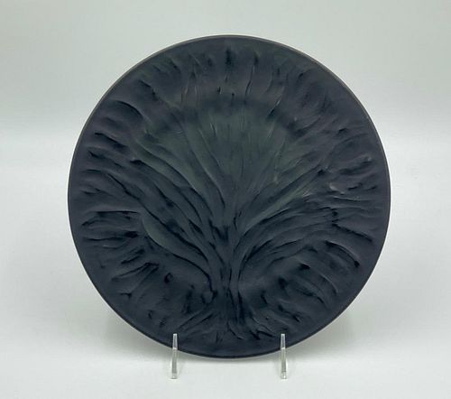 Lalique Molded Glass Dish, Algues