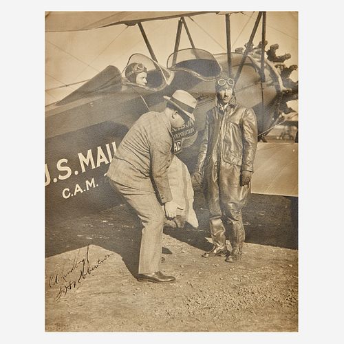 [Aviation] Lindbergh, Charles Signed Photograph