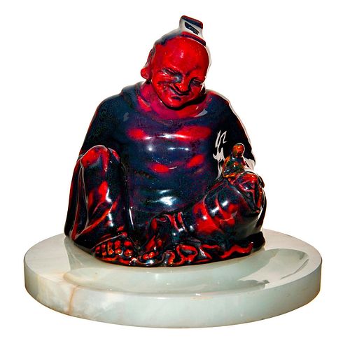 Royal Doulton Sung Flambe Figurine, Smiling Buddha
