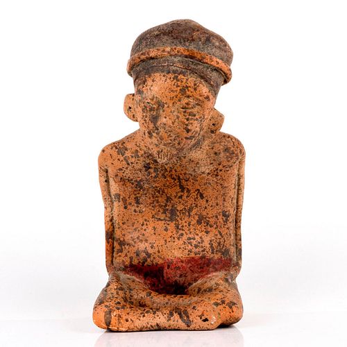 Pre Columbian Reproduction Figurine, Seated Elder