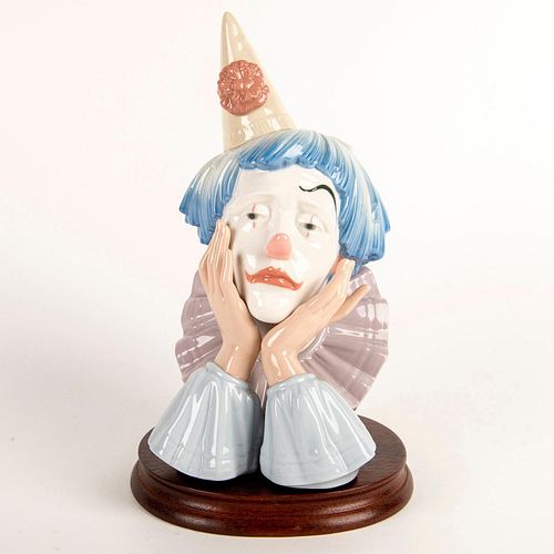 Jester with Base 1005129 - Lladro Porcelain Figurine