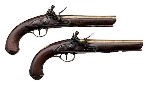 Pair of Ketland Flintlock Trade Pistols 