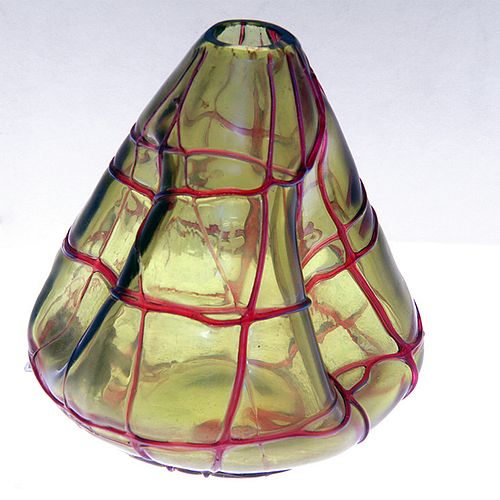 Austrian Art Glass Vase