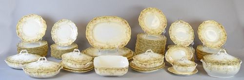 88 Piece Cauldon Porcelain Dinnerware Set
