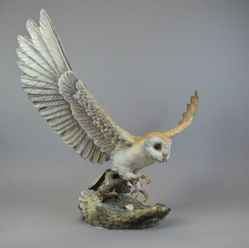 Boehm Porcelain Barn Owl