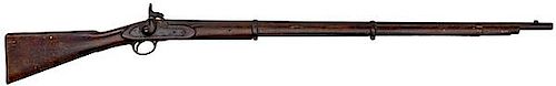 P1853 Enfield Rifled Musket by Barnett with Confederate IC Stock Markings 