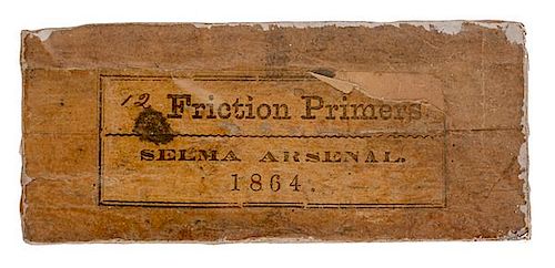 Confederate Friction Primer Packet, Selma Arsenal, 1864 