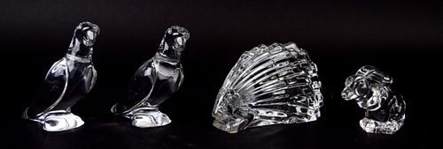 Baccarat & Steuben Crystal Animals