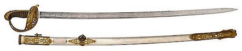 Tiffany Civil War Presentation Sword to Capt. Edward Z. Lawrence, 61st New York 