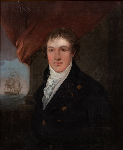 School of John Singleton Copley (American, 1737-1815) Josiah Shackford, Commissioned Lieutenant of the Frigate Raleigh, July 1776