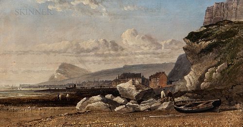 Arthur Joseph Meadows (British, 1843-1907) View of the White Cliffs of Dover