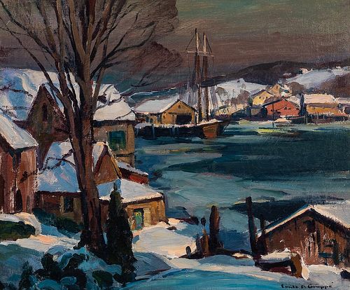 Emile Albert Gruppé (American, 1896-1978) Out of my Studio Window