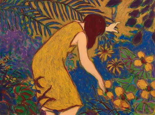William Anzalone (American, b. 1935) Woman in Yellow