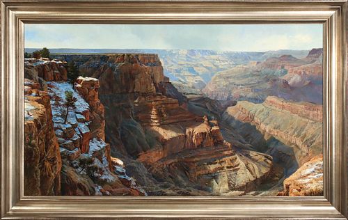 MARK FLICKINGER (B. 1965) GRAND CANYON OIL ON CANVAS
