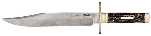 Large Sheffield Bowie Knife by Lockwood 