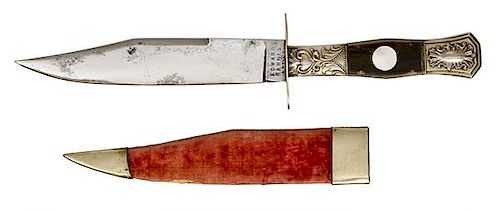English Bowie Knife by Barnes