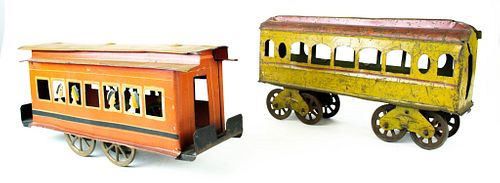 Hill Climber Tin Friction Toy Trolley & Train Car