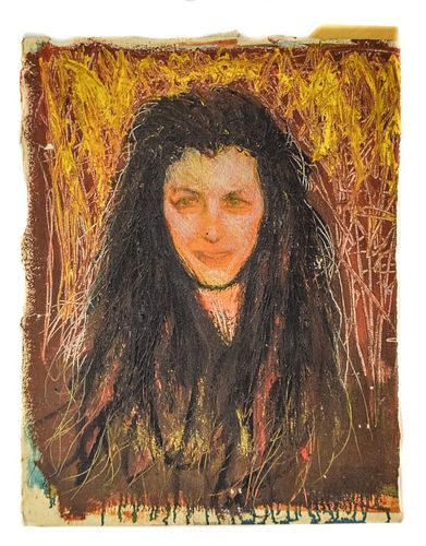 Kurt Trampedach Oil Portrait of a Woman