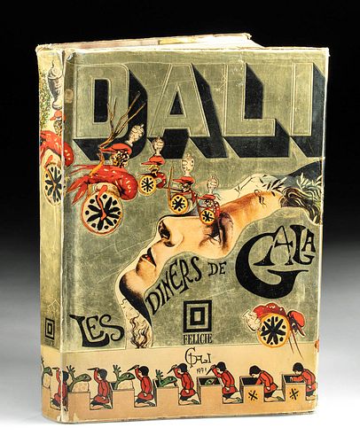 Salvador Dali "Les Diners de Gala" Cookbook, 1973