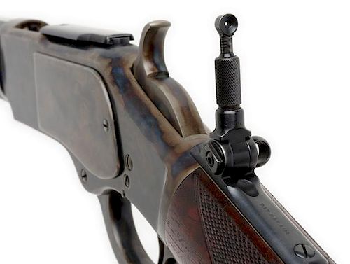 Restored 1873 Winchester Deluxe Rifle with Factory Letter 