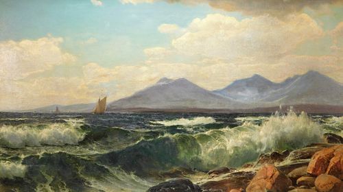 Laurits Holst Maritime Coastal Landscape Painting