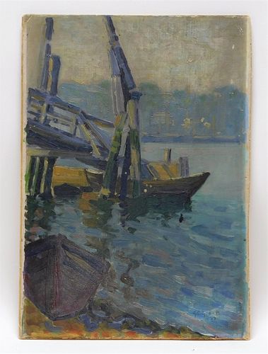Gordon C. Grant Impressionist Maritime Painting