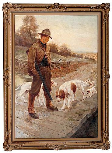 Original Painting for Peter's Cartridge Company 1918 Calendar 