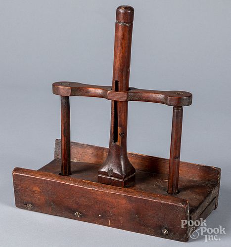 Pine deadfall mousetrap, early 19th c.