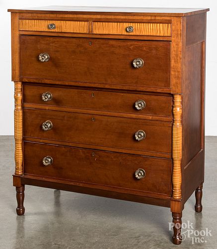 Pennsylvania Sheraton chest of drawers