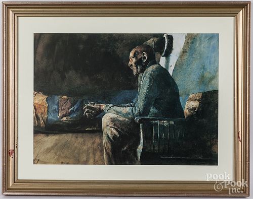 Andrew Wyeth lithograph