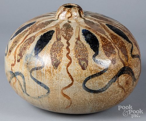 Studio ceramic vessel, 20th c.
