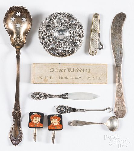 Sterling silver and plate accessories