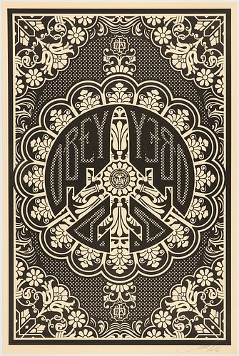 Shepard Fairey Obey "Peace Bomber" Lithograph