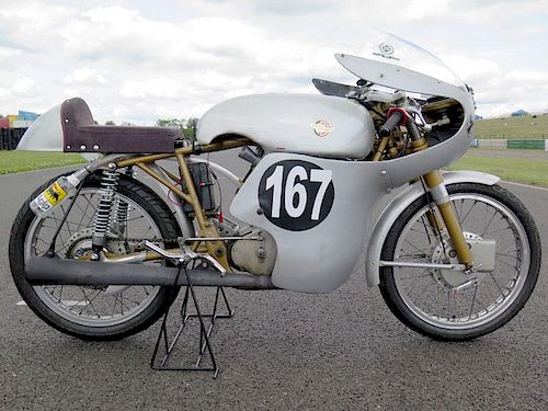 Original Desmodromic bike built by Ducati Race Dept Works Desmo double cradle frame Raced in 1959 1