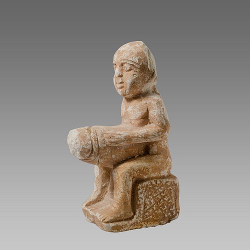 Ancient Egyptian Limestone Erotic figure c.525-30 BC. 