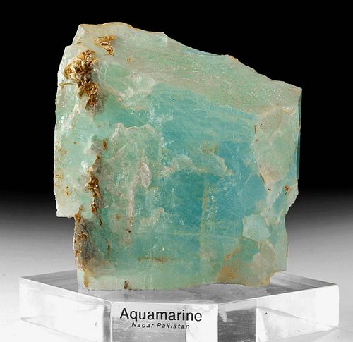 Huge Raw  Aquamarine Crystal - 5953.4 Carats