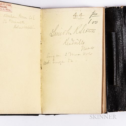 Lincoln Ripley Stone, Surgeon to the 54th Massachusetts Volunteer Infantry Regiment, 1863 Civil War Diary and Related Items