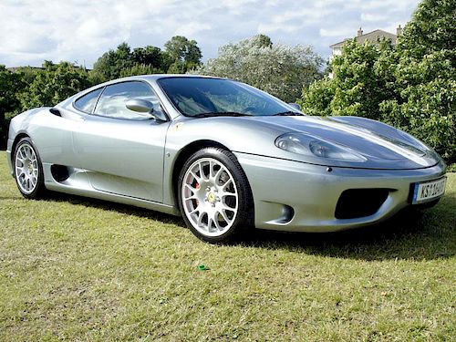 Striking LHD example with cosmetic Challenge Stradale modifications: wheels, stripe, front bumper, r
