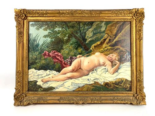 19th C. French O/C in The Manner of Boucher