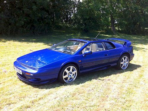 Introduced in 1996, the Lotus Esprit V8 was powered by a bespoke 3.5 litre twin-turbo engine allied