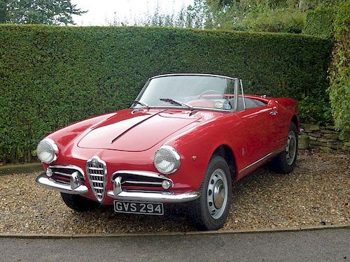 This extremely pretty 101 Series Giulietta Spider is the product of a three year labour of love by t