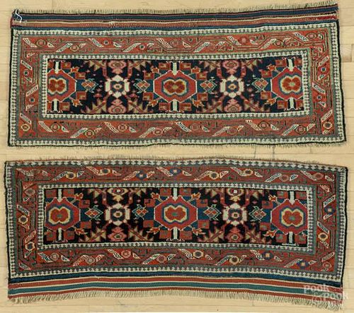 Pair of Beshir bag faces, ca. 1900, 3'9'' x 1'7''
