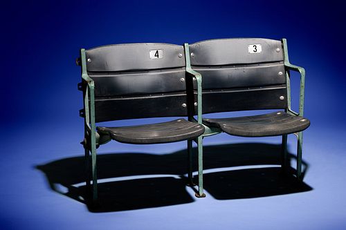 A Set of 1960s Era Wrigley Field Chicago Cubs Club Box Seats