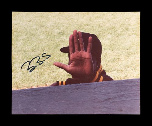 A Unique Barry Bonds Signed Photograph,