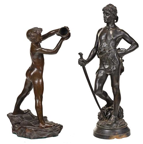 Two Continental Figural Bronzes
