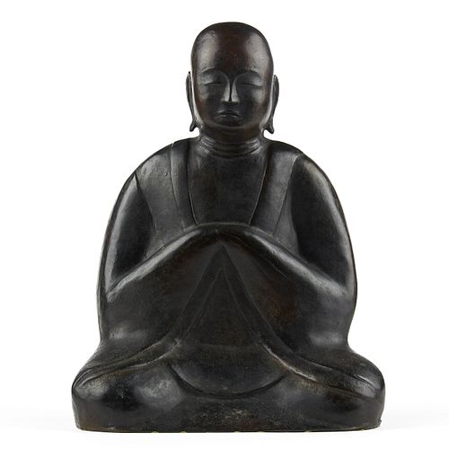 20th c. Chinese Bronze Buddha