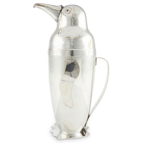 Schuelke Napier Penguin Silver-Plated Cocktail Shaker