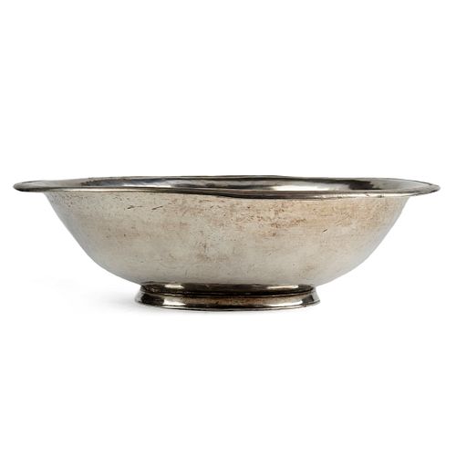 18th c. Spanish Colonial Peruvian Silver Bowl