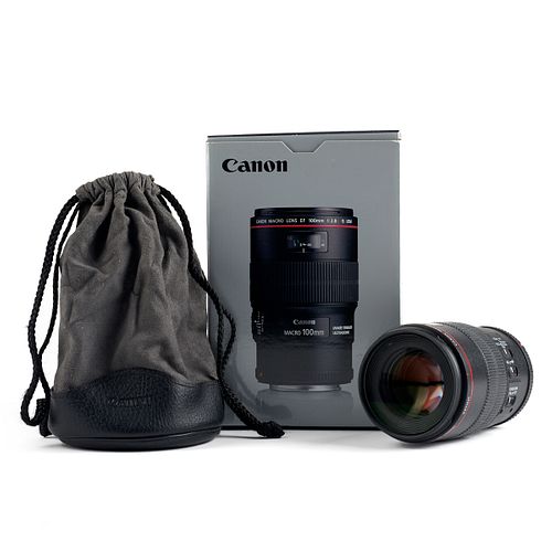 Canon EF 100mm f/2.8L IS USM Macro Camera Lens